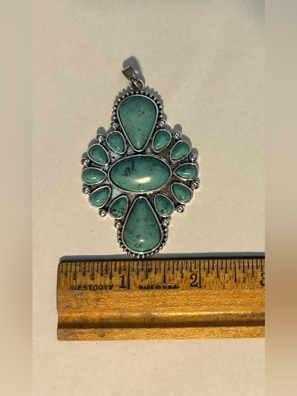 NWOT. Turquoise‎ Pendant. - Picture 7 of 8